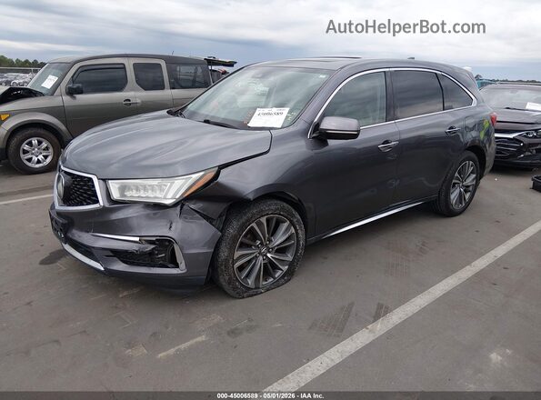 5FRYD4H58HB005683 2017 ACURA MDX Серый Передняя левая четверть