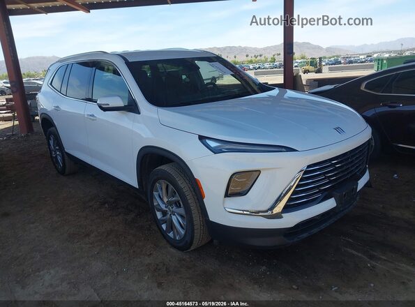 5GAERARS0SJ187602 2025 BUICK ENCLAVE White Передня права чверть