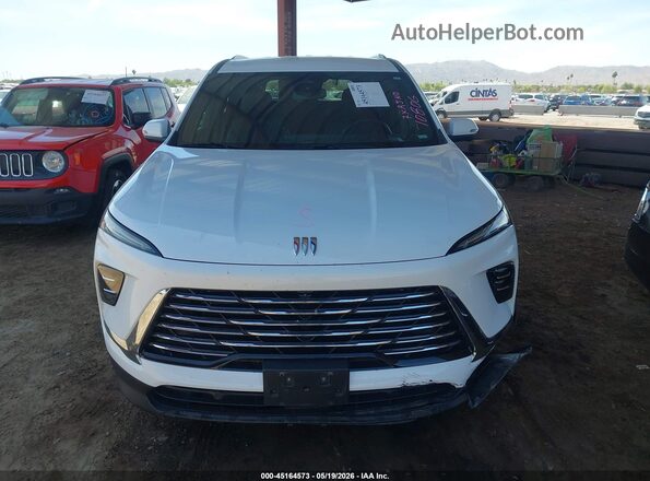 5GAERARS0SJ187602 2025 BUICK ENCLAVE White Вид щитка приладів