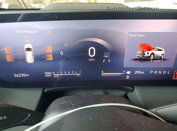 5GAERARS0SJ191469 2025 BUICK ENCLAVE Белый Вид щитка приборов