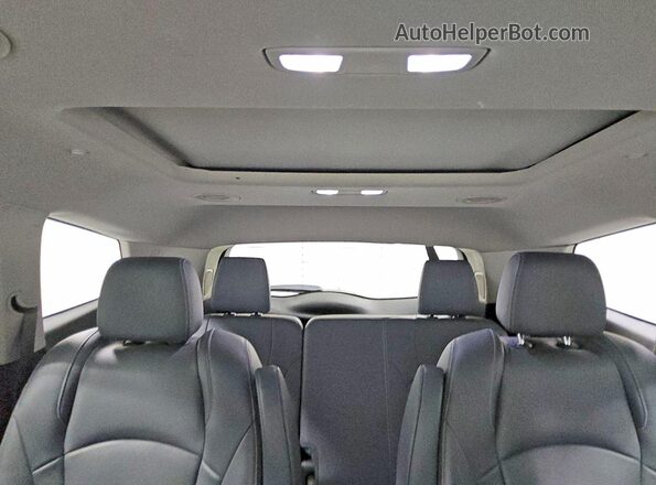 5GAERCKW8MJ212399 2021 BUICK ENCLAVE White Rear seats view
