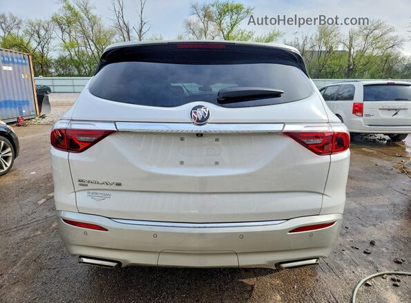 5GAEVAKW0PJ247975 2023 BUICK ENCLAVE Белый Вид сзади
