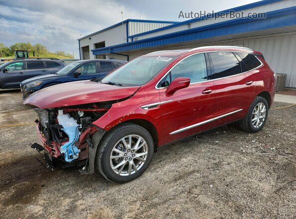 5GAEVAKW2PJ129863 2023 BUICK ENCLAVE Red Передня ліва чверть