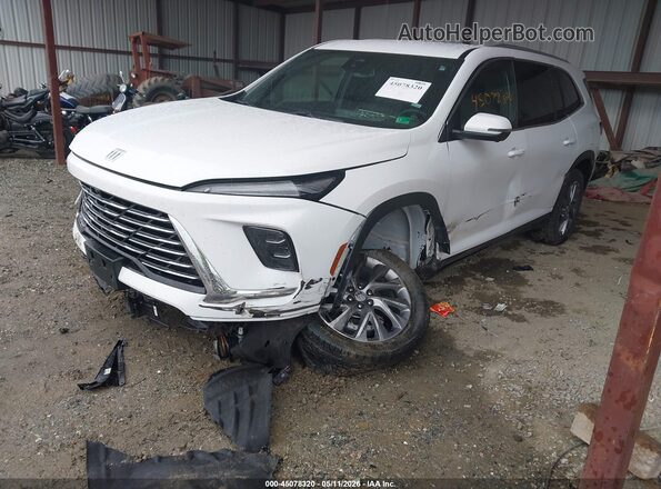 5GAEVARS4SJ187534 2025 BUICK ENCLAVE White Առջևի ձախ երեք քառորդ տեսարան