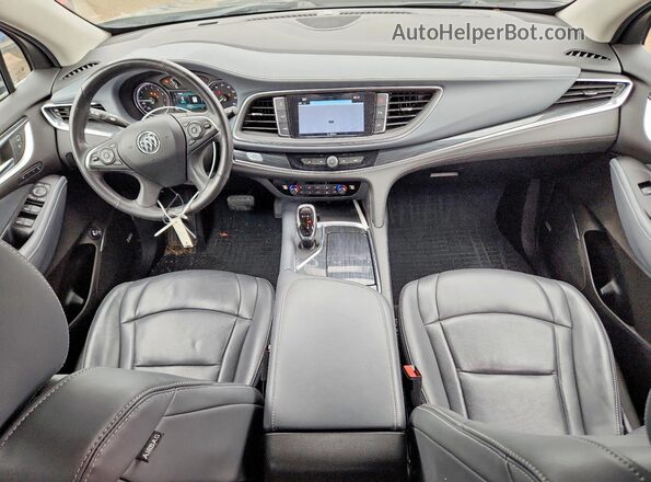 5GAEVBKW0KJ302911 2019 BUICK ENCLAVE Черный Вид панели приборов