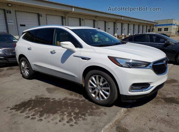 5GAEVBKW6JJ143195 2018 BUICK ENCLAVE Белый Передняя правая четверть