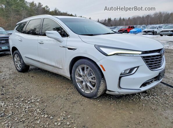 5GAEVBKW8PJ143918 2023 BUICK ENCLAVE Белый Передняя правая четверть