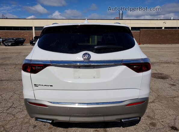 5GAEVBKW9NJ123349 2022 BUICK ENCLAVE Белый Вид сзади