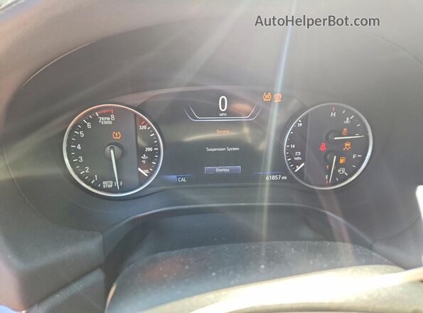 5GAEVCKW2LJ239379 2020 BUICK ENCLAVE Темно-бордовый Вид щитка приборов