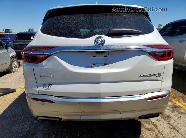 5GAEVCKW5JJ259591 2018 BUICK ENCLAVE White Widok z tyłu