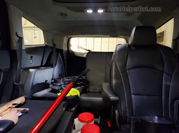 5GAEVCKWXKJ157818 2019 BUICK ENCLAVE Charcoal Вид задніх сидінь