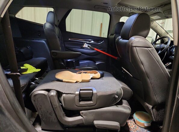 5GAEVCKWXKJ157818 2019 BUICK ENCLAVE Charcoal Вид задньої частини салону