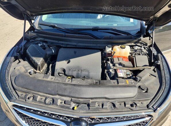 5GAEVCKWXMJ251877 2021 BUICK ENCLAVE Black Vista del compartimento del motor