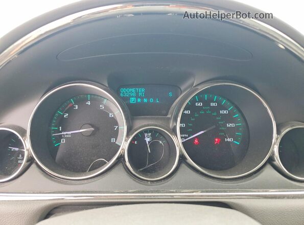 5GAKRAKD0HJ273662 2017 BUICK ENCLAVE Белый Вид щитка приборов