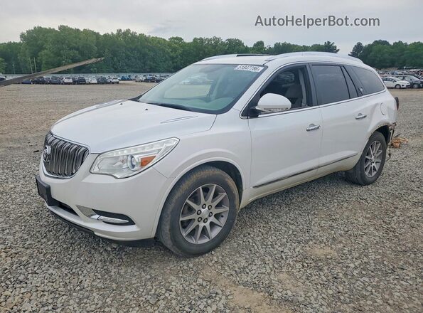 5GAKRAKD1GJ340459 2016 BUICK ENCLAVE Белый Передняя левая четверть