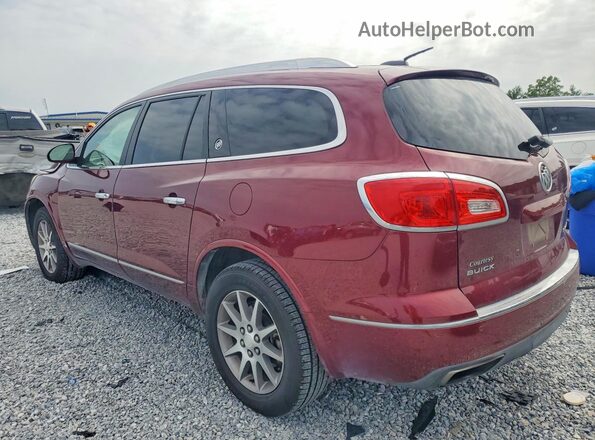 5GAKRBKD0GJ144969 2016 BUICK ENCLAVE Бордовый Задняя левая четверть