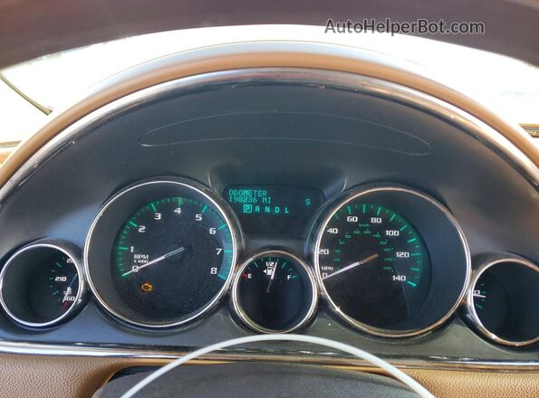 5GAKRBKD1HJ189808 2017 BUICK ENCLAVE Белый Вид щитка приборов