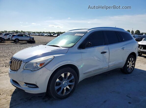 5GAKRBKD1HJ189808 2017 BUICK ENCLAVE Белый Передняя левая четверть