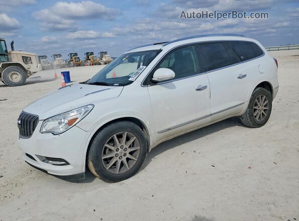 5GAKRBKD2GJ329251 2016 BUICK ENCLAVE Белый Передняя левая четверть