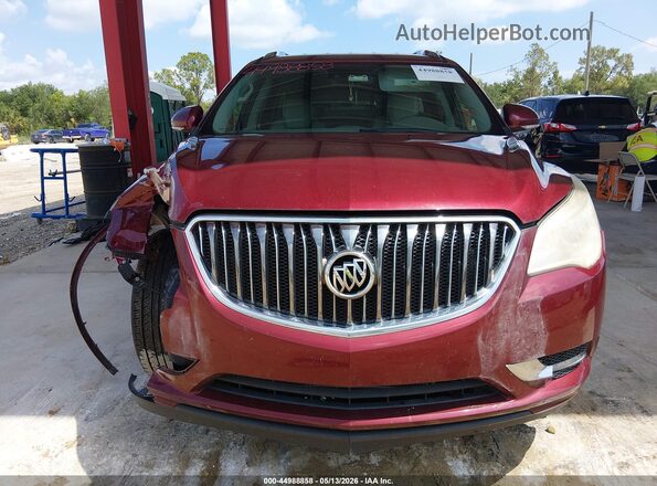 5GAKRBKD3GJ191106 2016 BUICK ENCLAVE Burgundy Вид щитка приладів
