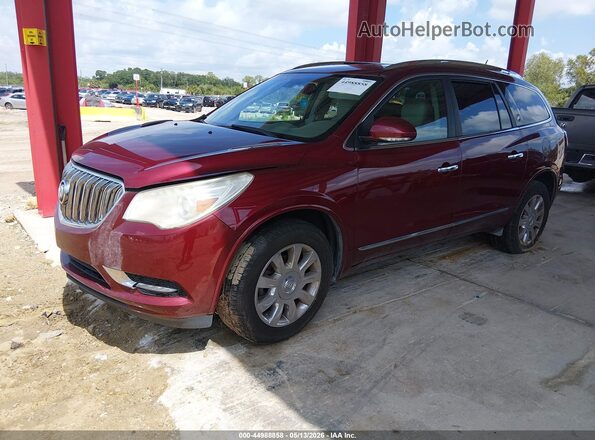 5GAKRBKD3GJ191106 2016 BUICK ENCLAVE Burgundy Передня ліва чверть