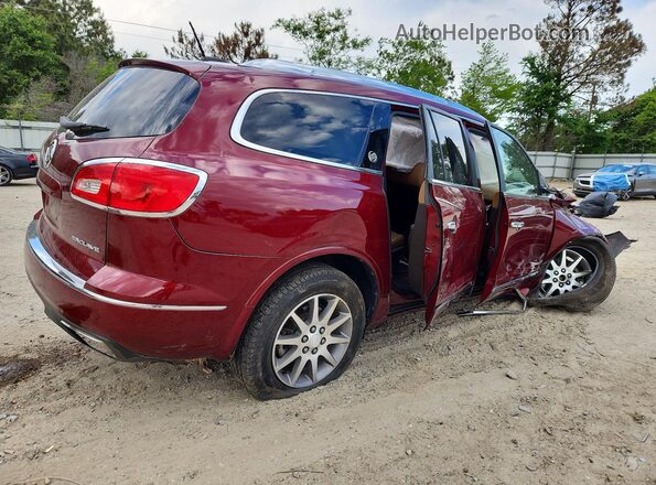 5GAKRBKD3GJ265849 2016 BUICK ENCLAVE Темно-бордовый Задняя правая четверть