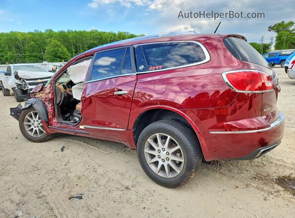 5GAKRBKD3GJ265849 2016 BUICK ENCLAVE Темно-бордовый Задняя левая четверть