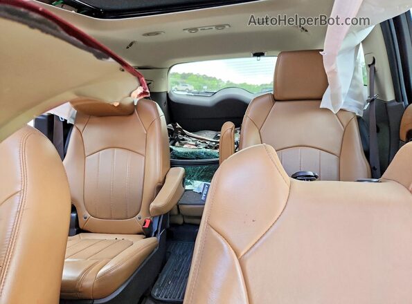 5GAKRBKD3GJ265849 2016 BUICK ENCLAVE Темно-бордовый Вид задних сидений
