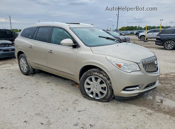 5GAKRBKD9GJ312866 2016 BUICK ENCLAVE Золотой Передняя правая четверть