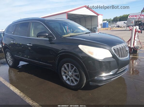 5GAKRBKDXGJ218706 2016 BUICK ENCLAVE Черный Передняя правая четверть