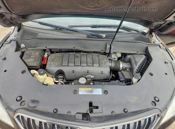 5GAKRBKDXHJ111088 2017 BUICK ENCLAVE Black Widok wnętrza z tyłu