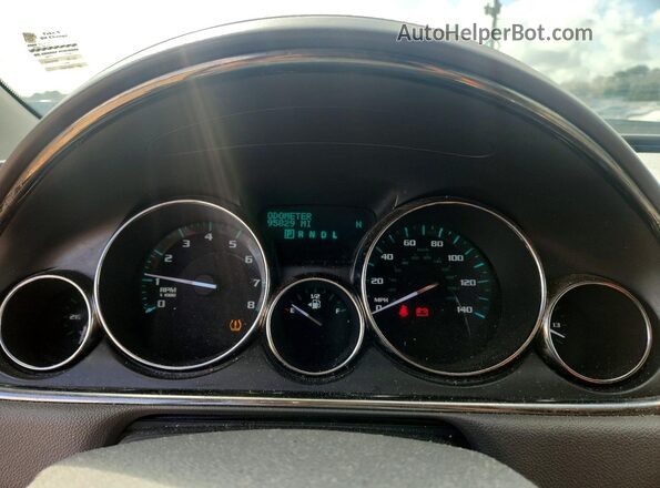 5GAKRCKD0HJ112837 2017 BUICK ENCLAVE Красный Вид щитка приборов