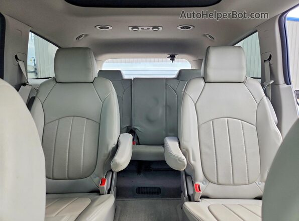 5GAKRCKD3HJ230672 2017 BUICK ENCLAVE Белый Вид задних сидений