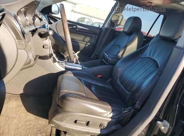 5GAKRCKD5GJ111746 2016 BUICK ENCLAVE Черный Вид салона спереди
