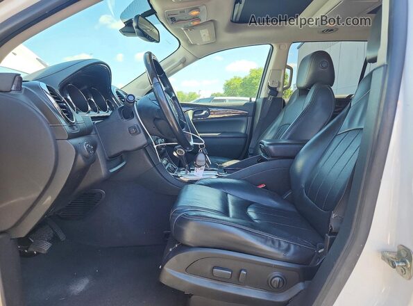 5GAKRCKD7HJ227547 2017 BUICK ENCLAVE Белый Вид салона спереди