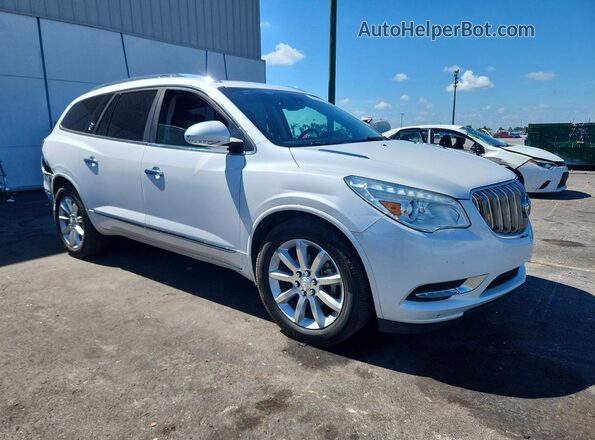 5GAKRCKD7HJ227547 2017 BUICK ENCLAVE Белый Передняя правая четверть