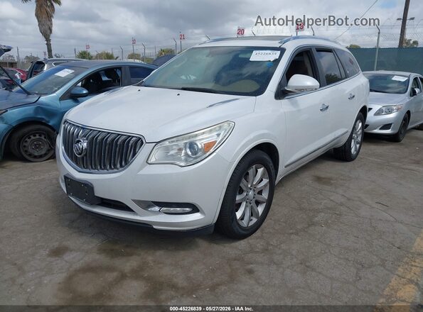 5GAKRCKD8HJ218226 2017 BUICK ENCLAVE Белый Передняя левая четверть