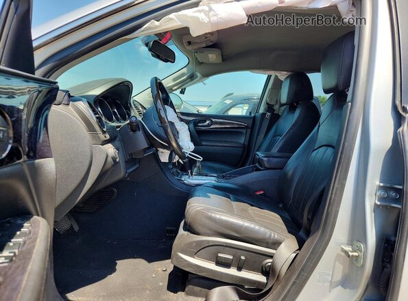 5GAKVBKD0GJ154123 2016 BUICK ENCLAVE Silver Vista interior delantera