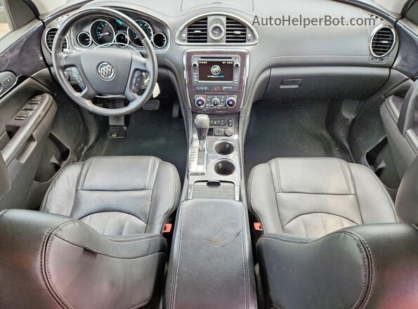 5GAKVBKD0HJ345882 2017 BUICK ENCLAVE Black წინა პანელის ხედი