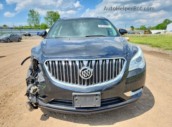 5GAKVBKD0HJ345882 2017 BUICK ENCLAVE Black წინა ხედი