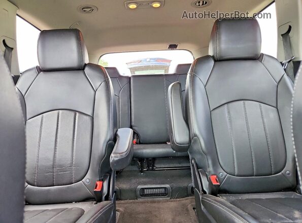 5GAKVBKD0HJ345882 2017 BUICK ENCLAVE Black უკანა სავარძლების ხედი