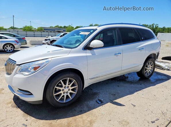 5GAKVBKD2HJ152133 2017 BUICK ENCLAVE Белый Передняя левая четверть