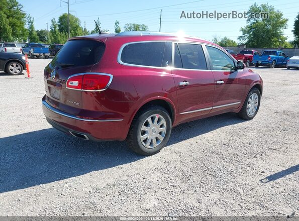5GAKVBKD5GJ149984 2016 BUICK ENCLAVE Бордовый Задняя правая четверть
