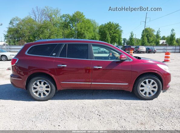 5GAKVBKD5GJ149984 2016 BUICK ENCLAVE Бордовый Вид задней части салона