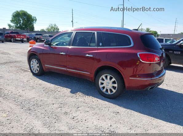 5GAKVBKD5GJ149984 2016 BUICK ENCLAVE Бордовый Задняя левая четверть