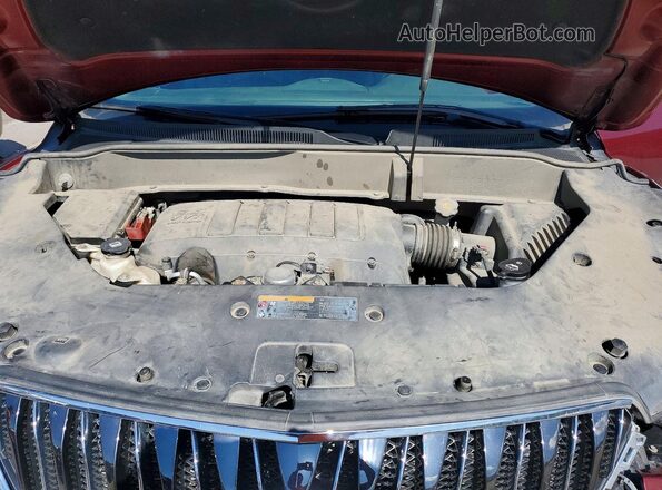 5GAKVBKD6GJ249446 2016 BUICK ENCLAVE Бордовый Вид подкапотного пространства