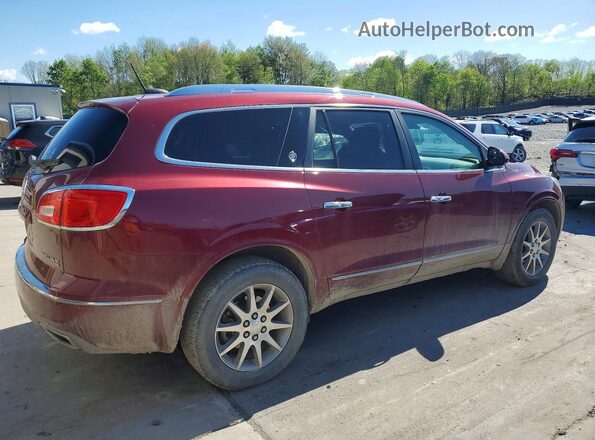 5GAKVBKD6GJ249446 2016 BUICK ENCLAVE Бордовый Задняя правая четверть