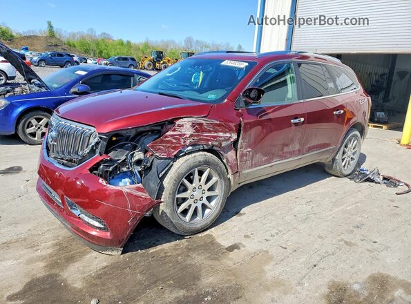 5GAKVBKD6GJ249446 2016 BUICK ENCLAVE Бордовый Передняя левая четверть
