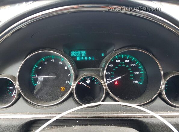 5GAKVBKD8HJ104863 2017 BUICK ENCLAVE Black Instrument cluster view