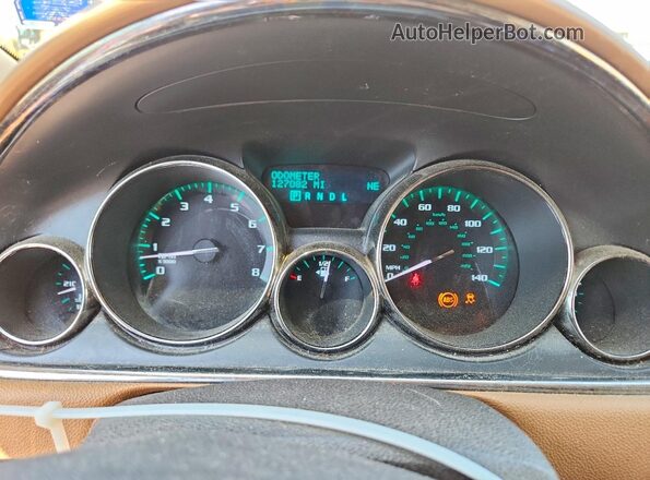 5GAKVBKD9GJ224685 2016 BUICK ENCLAVE Желто-коричневый Вид щитка приборов